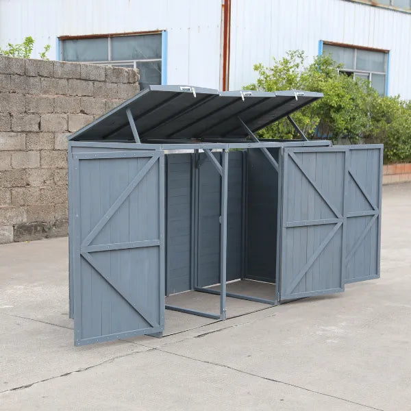 Deluxe Wheelie Bin Storage – 3 Bays