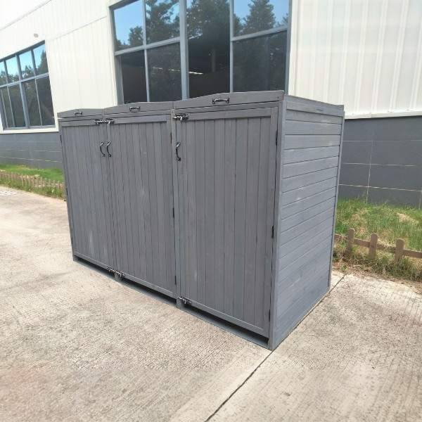 Deluxe Wheelie Bin Storage – 3 Bays