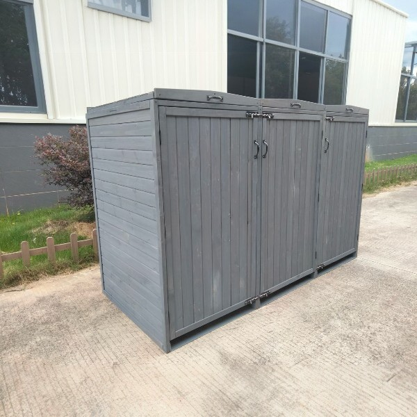 Deluxe Wheelie Bin Storage – 3 Bays