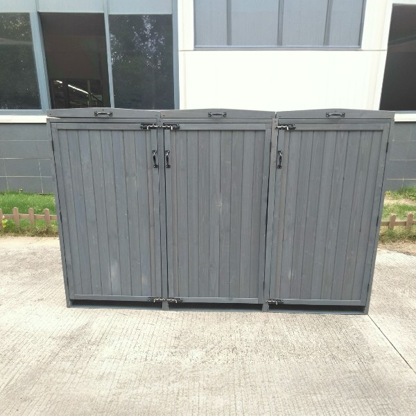 Deluxe Wheelie Bin Storage – 3 Bays