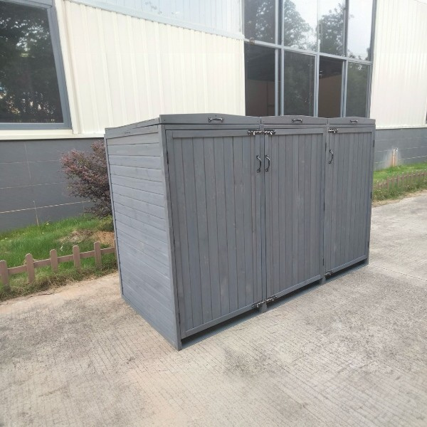 Deluxe Wheelie Bin Storage – 3 Bays