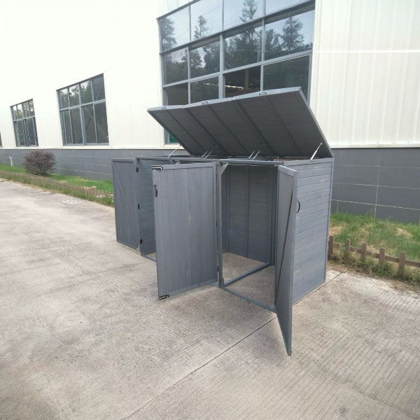 Deluxe Wheelie Bin Storage – 3 Bays