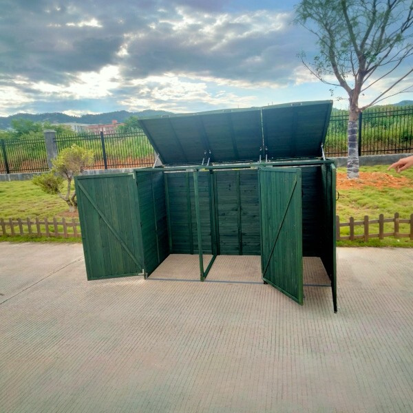 Deluxe Wheelie Bin Storage – 3 Bays