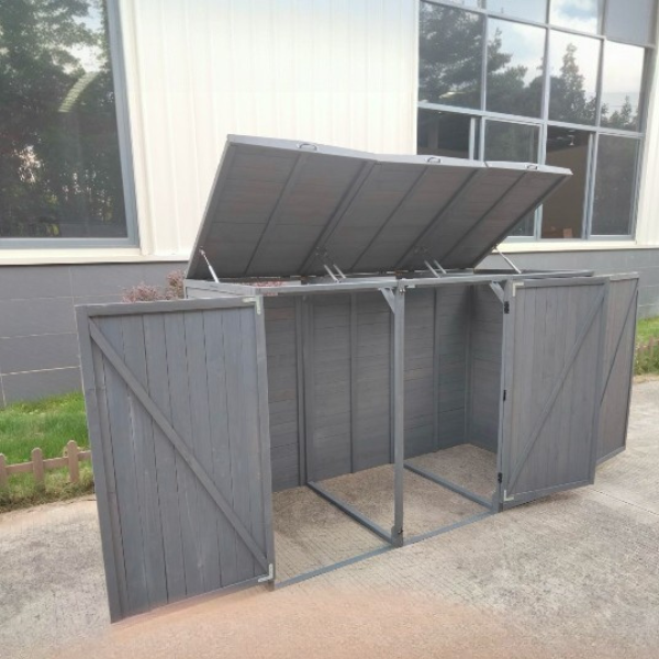 Deluxe Wheelie Bin Storage – 3 Bays
