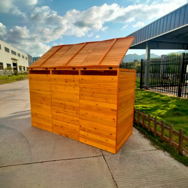 Deluxe Wheelie Bin Storage – 3 Bays