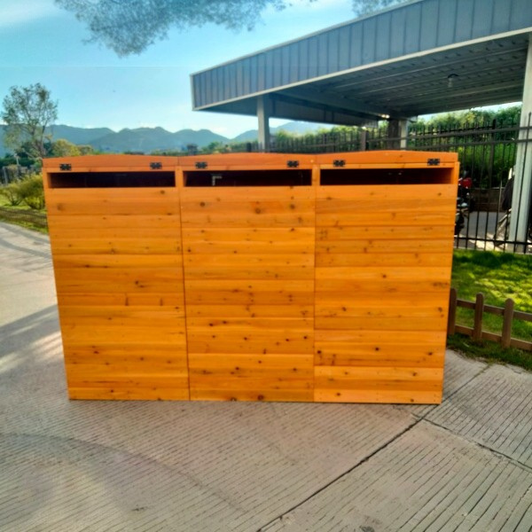 Deluxe Wheelie Bin Storage – 3 Bays