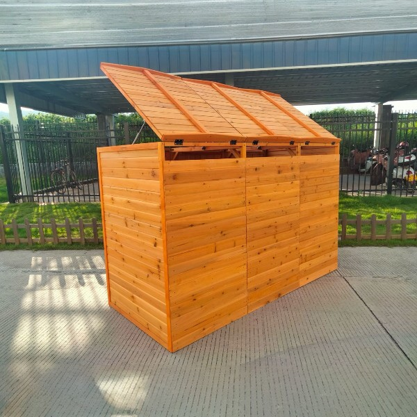 Deluxe Wheelie Bin Storage – 3 Bays