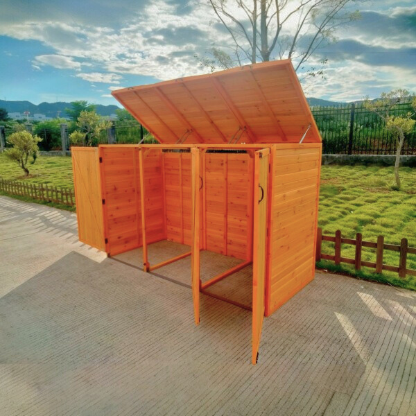 Deluxe Wheelie Bin Storage – 3 Bays