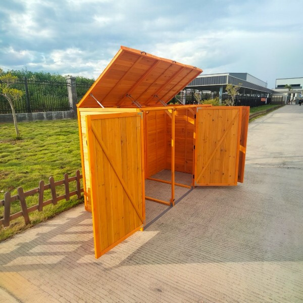 Deluxe Wheelie Bin Storage – 3 Bays