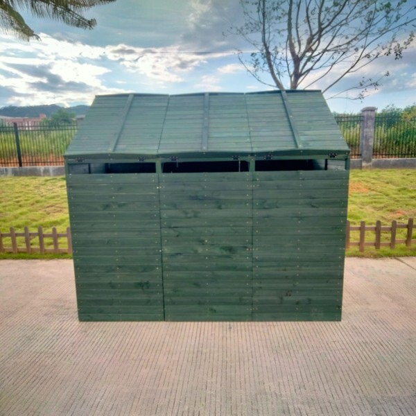 Deluxe Wheelie Bin Storage – 3 Bays