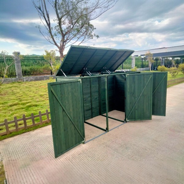 Deluxe Wheelie Bin Storage – 3 Bays