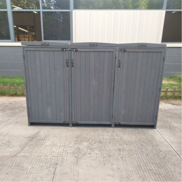 Deluxe Wheelie Bin Storage – 3 Bays