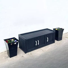 Plastic Storage Cabinet with Adjustable Shelves – Large & Stylish for Home, Garden, or Office ( 118 x 42 x 45cm )