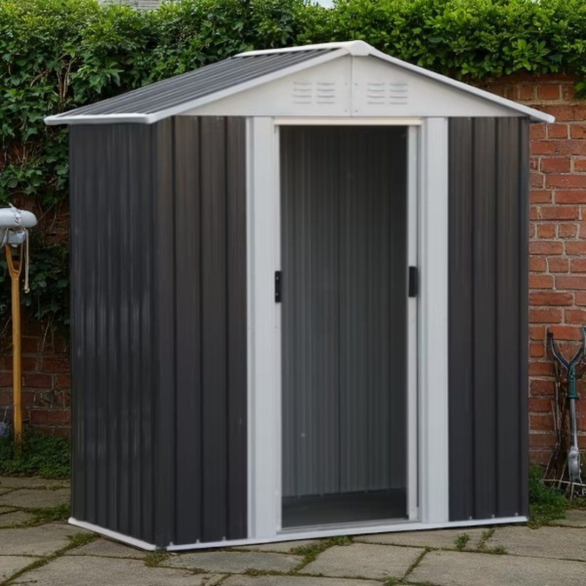 Metal Shed 5x3FT Apex Roof – Durable Outdoor Storage Solution
