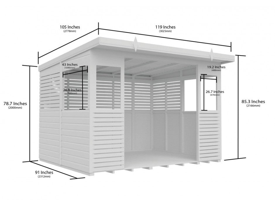 10 x 8 BBQ/Outdoor Kitchen Shelter
