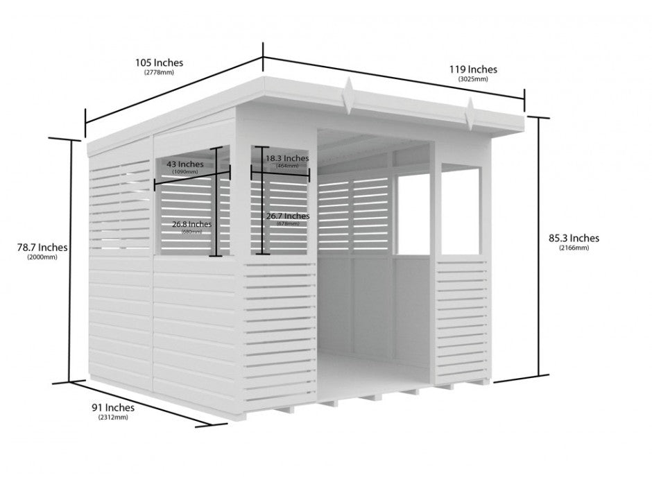 8 x 8 BBQ/Outdoor Kitchen Shelter