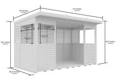 12 x 6 BBQ/Outdoor Kitchen Shelter