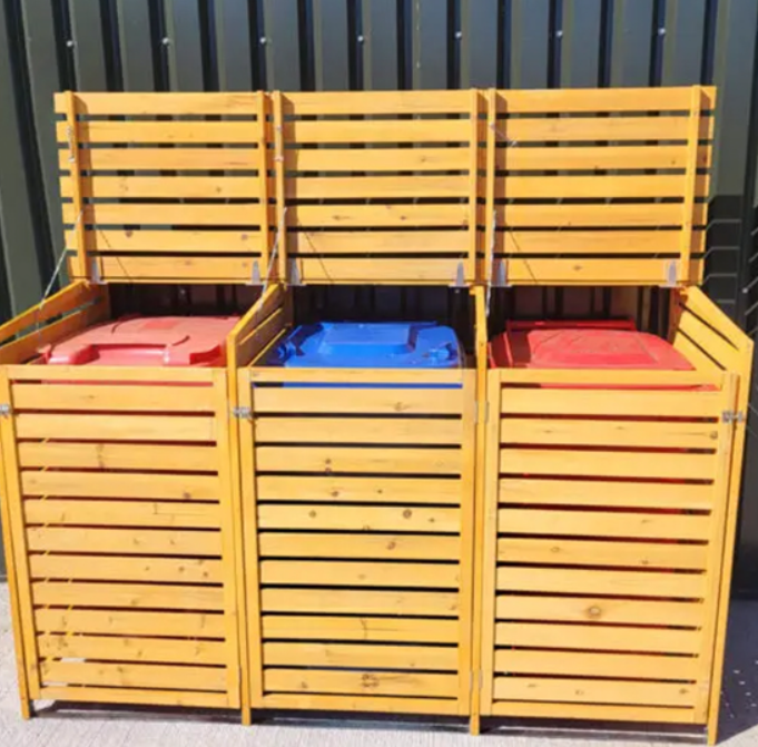 Wheelie Bin Storage - 3 Bay | Steelshed.ie – steelshed.ie
