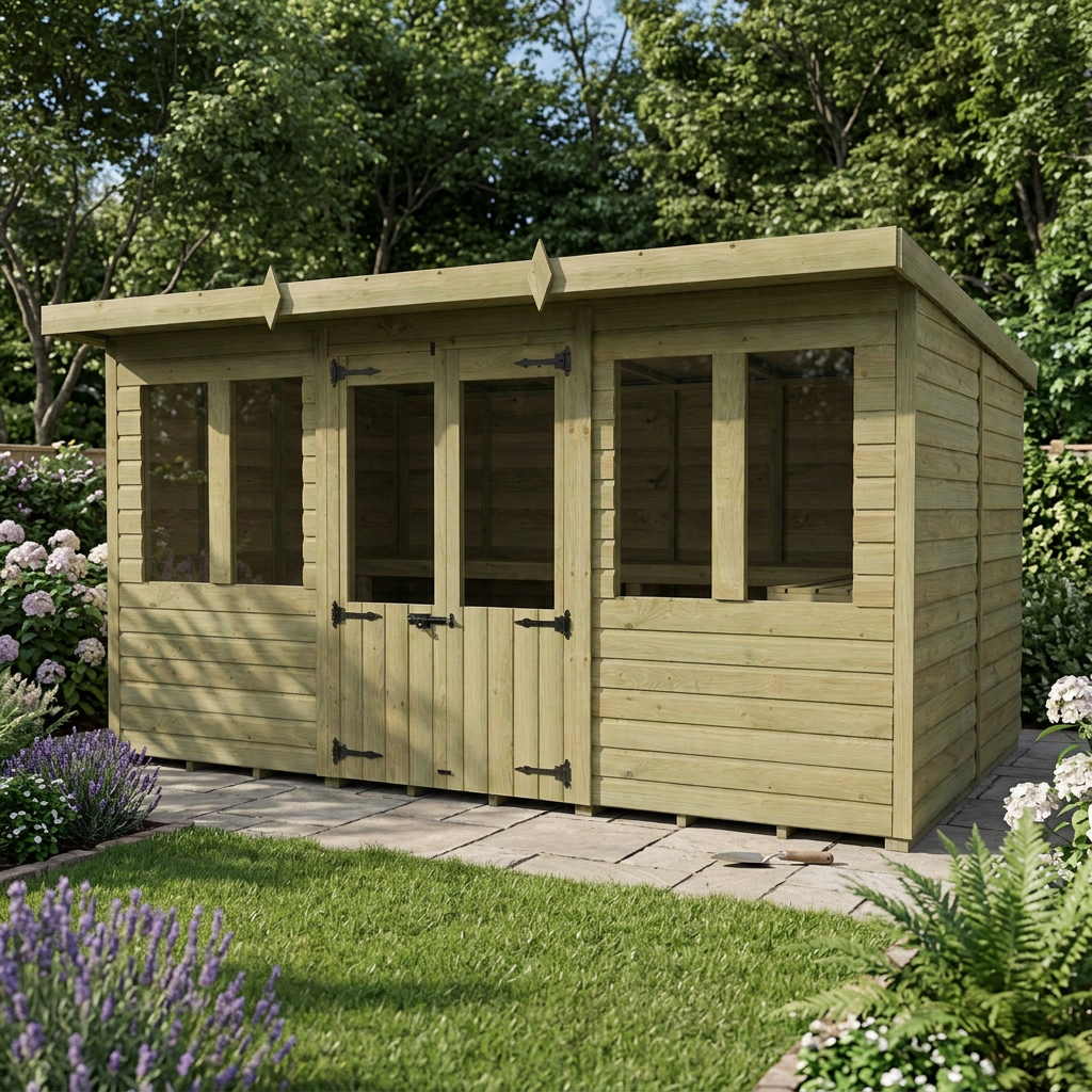 12 x 8 Pent Summer House