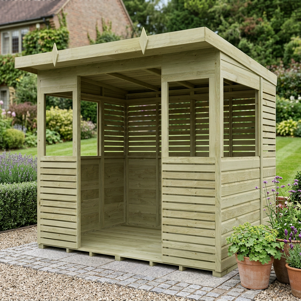 8 x 6 BBQ/Outdoor Kitchen Shelter