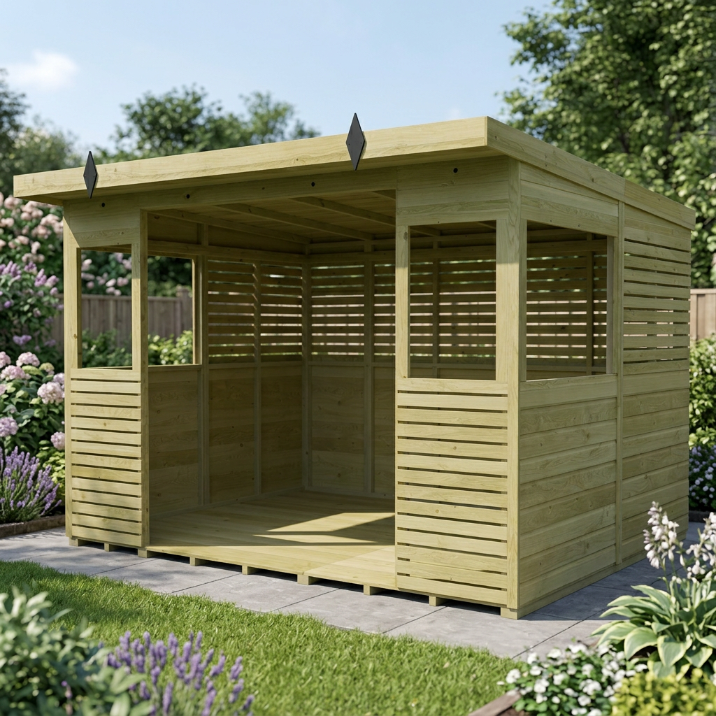 10 x 8 BBQ/Outdoor Kitchen Shelter