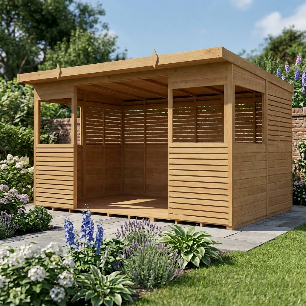 12 x 8 BBQ/Outdoor Kitchen Shelter