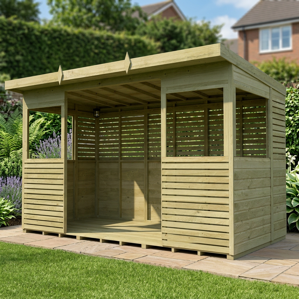 12 x 6 BBQ/Outdoor Kitchen Shelter