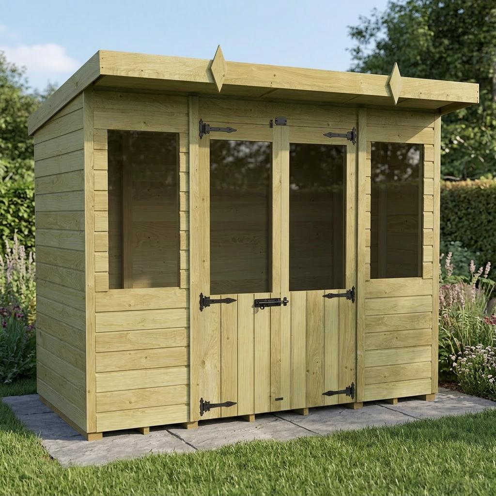 8 x 4 Pent Summer House