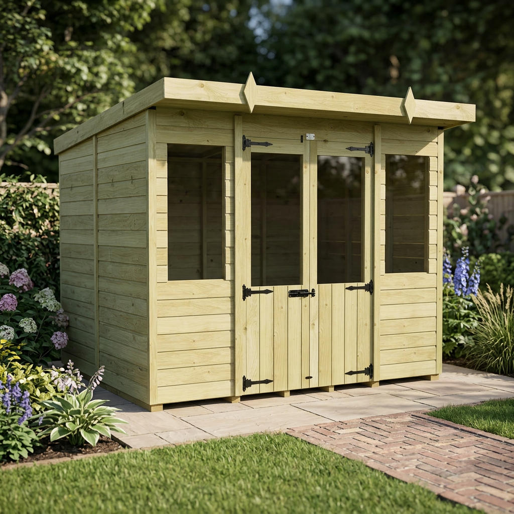 8 x 6 Pent Summer House