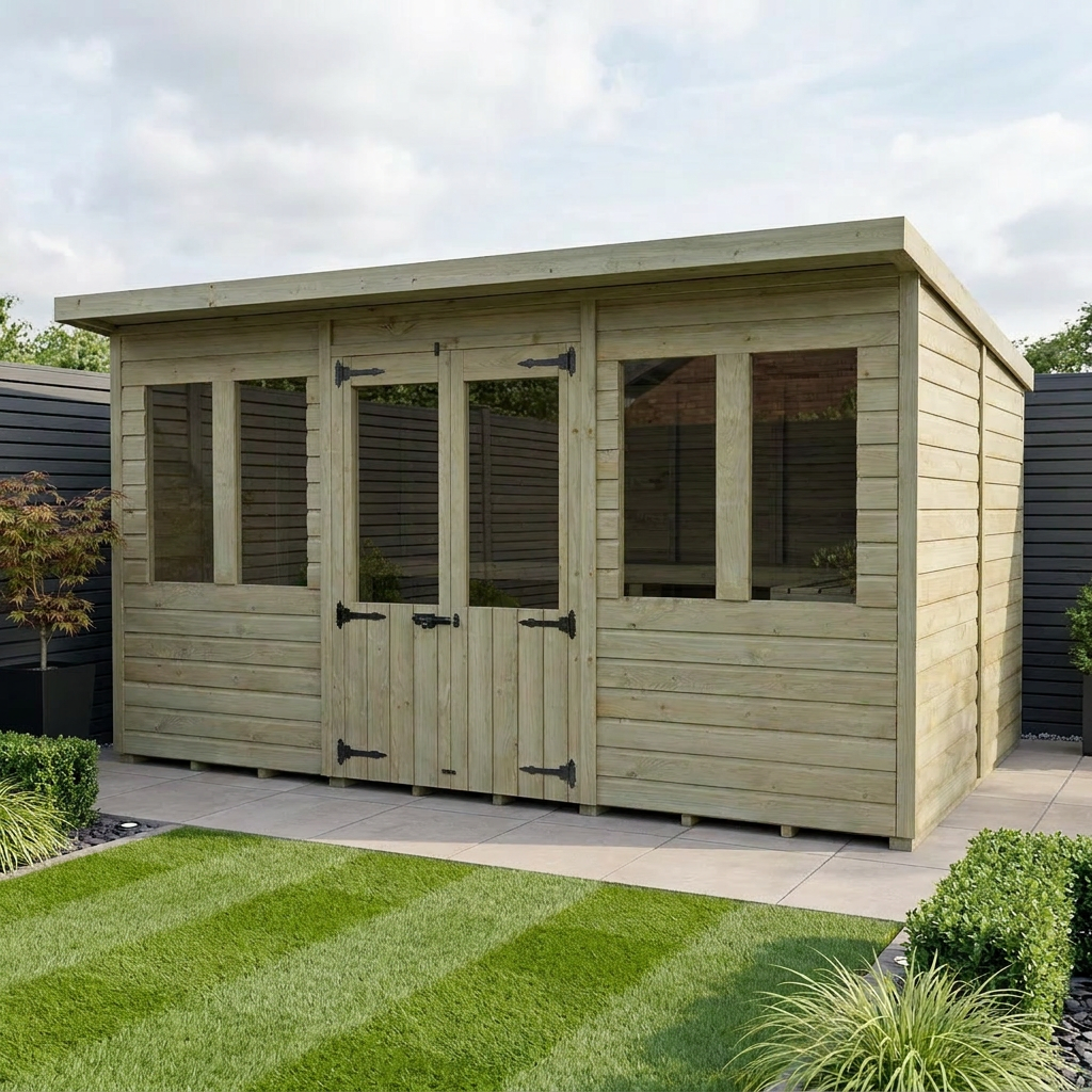 12 x 8 Pent Summer House