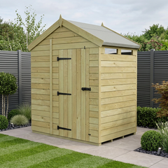4 x 6  Apex Security Shed