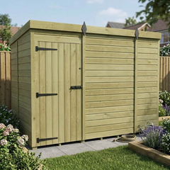 9 x 5 Pent Shed (Single Door, No Windows)