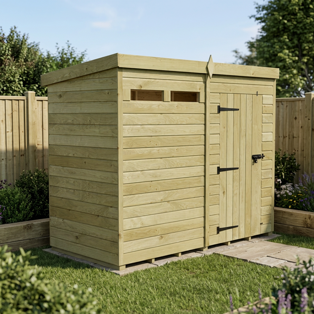 8 x 4 Security Pent Shed
