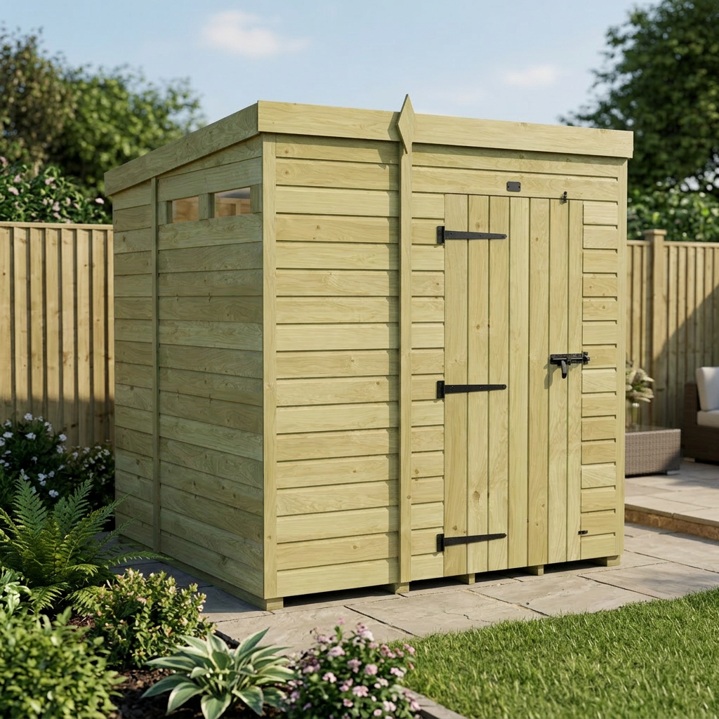 7 x 7 Security Pent Shed