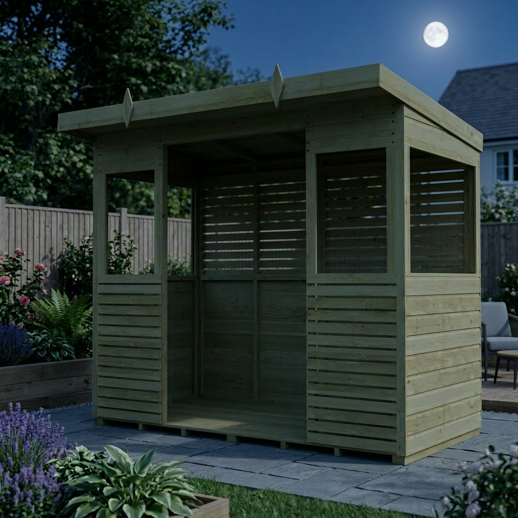 8 x 4 BBQ/Outdoor Kitchen Shelter