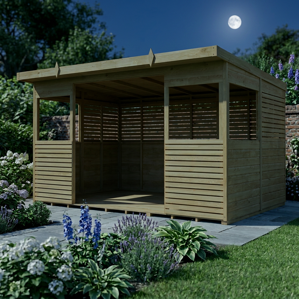 12 x 8 BBQ/Outdoor Kitchen Shelter