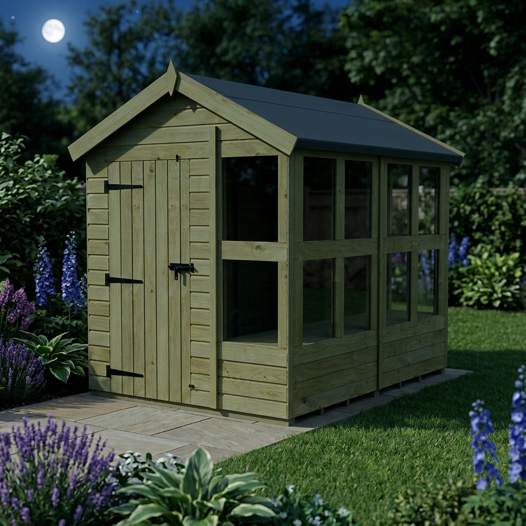 6 x 8 Apex Potting Shed
