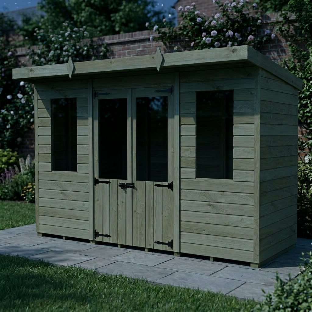 10 x 4 Pent Summer House