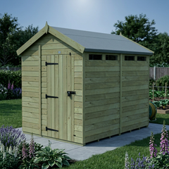 8 x 6 Apex Security Shed