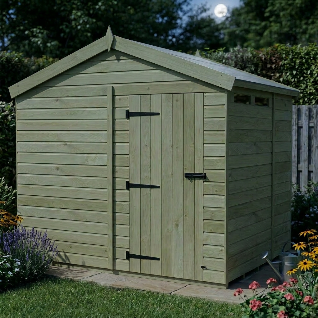 6 x 8 Apex Security Shed