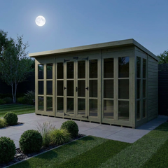 20 x 8 Georgian Window Pent Summer House