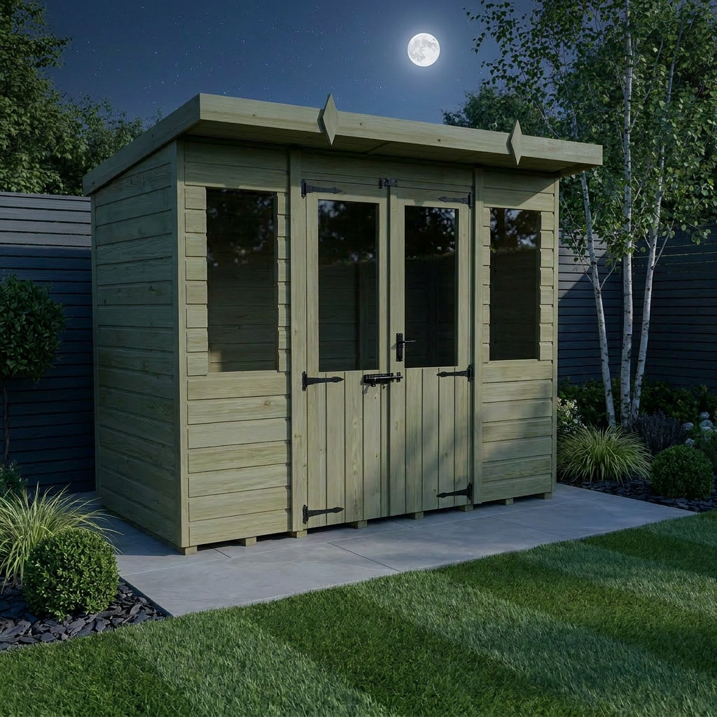 8 x 4 Pent Summer House