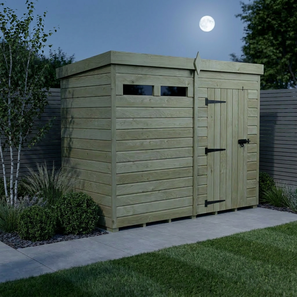 8 x 4 Security Pent Shed