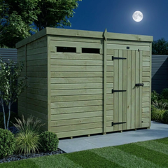 8 x 6  Security Pent Shed