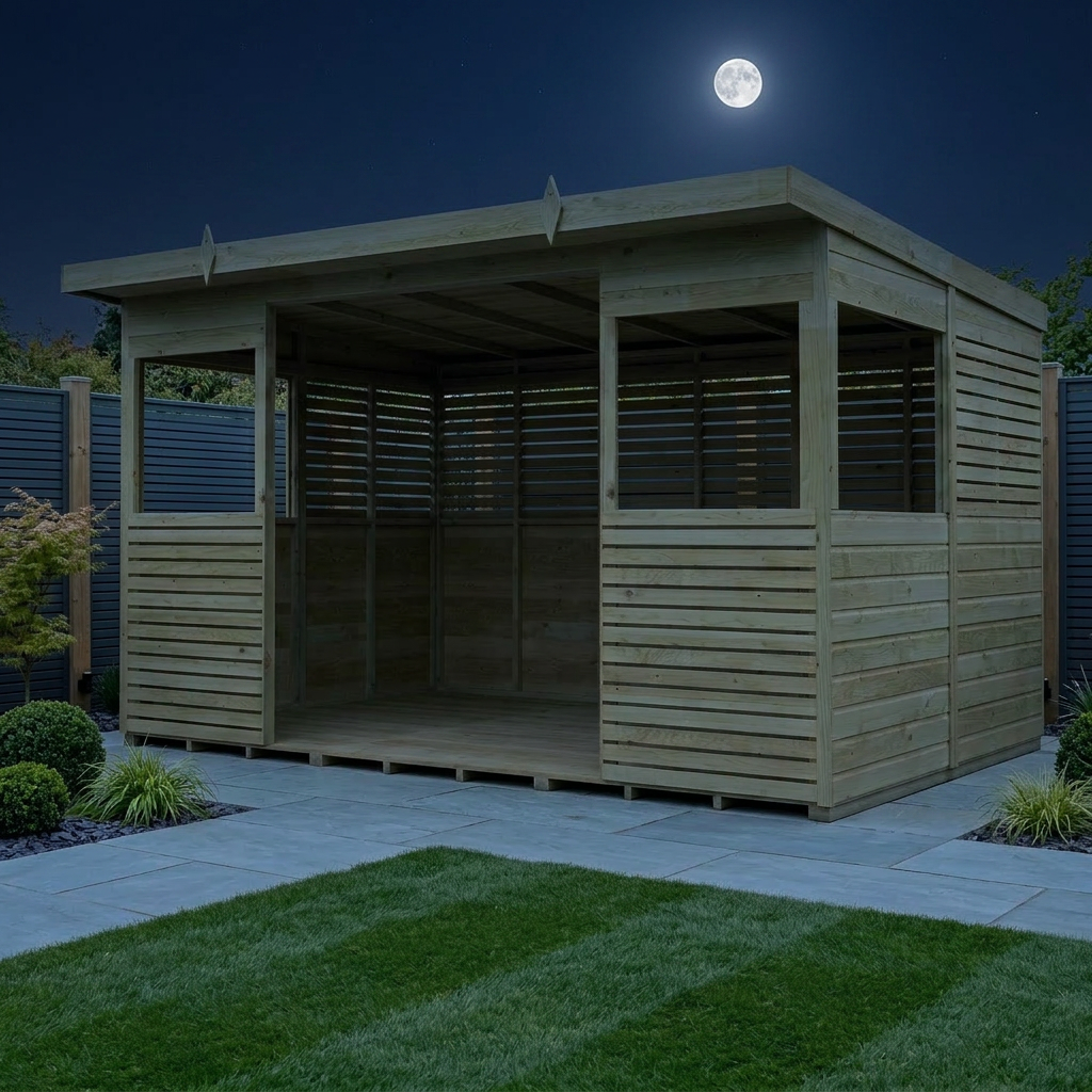 12 x 8 BBQ/Outdoor Kitchen Shelter