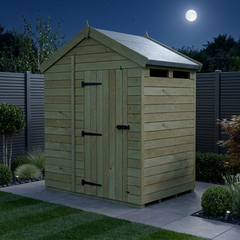4 x 6  Apex Security Shed