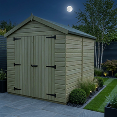 8 x 10 Apex Shed (Double Door, No Windows)