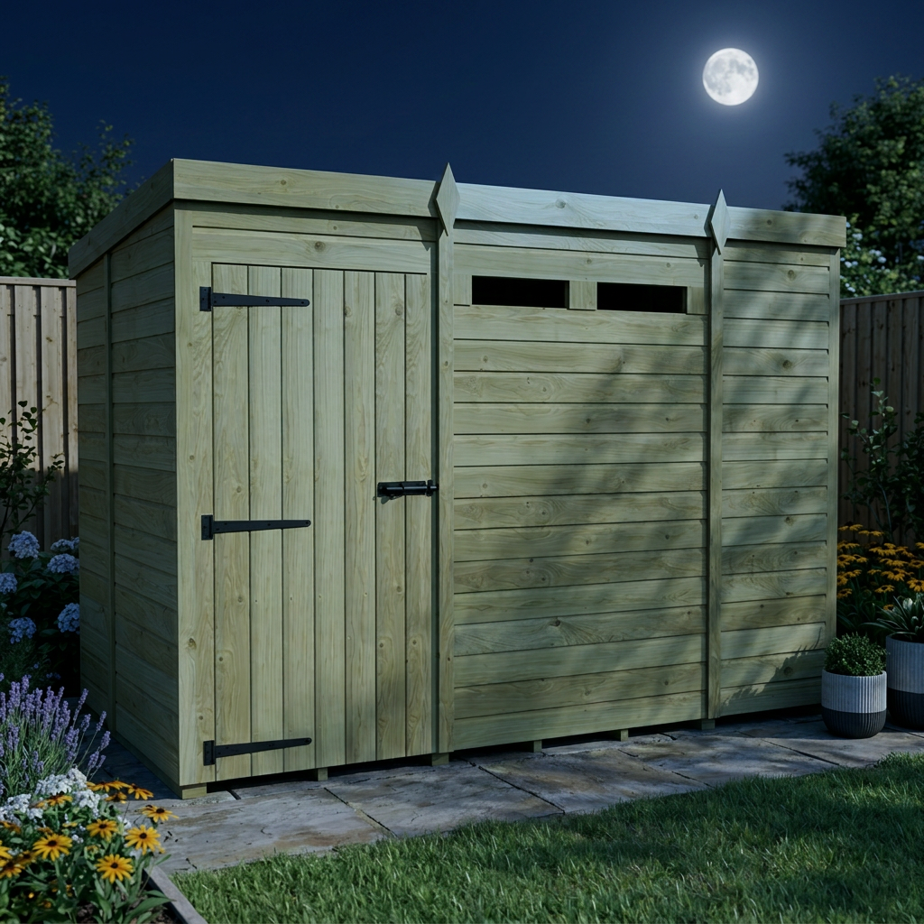 9 x 5 Security Pent Shed