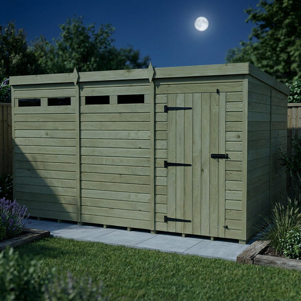 12 x 8 Security Pent Shed