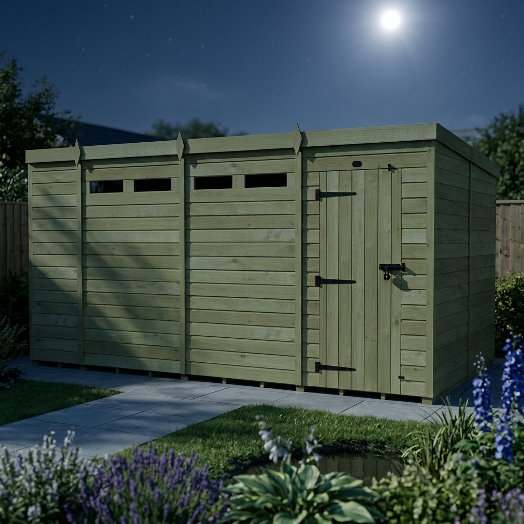 14 x 8 Security Pent Shed